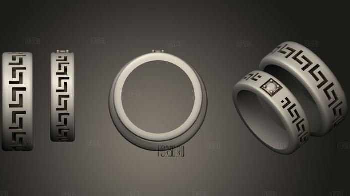 Ring 97 3d stl модель для ЧПУ